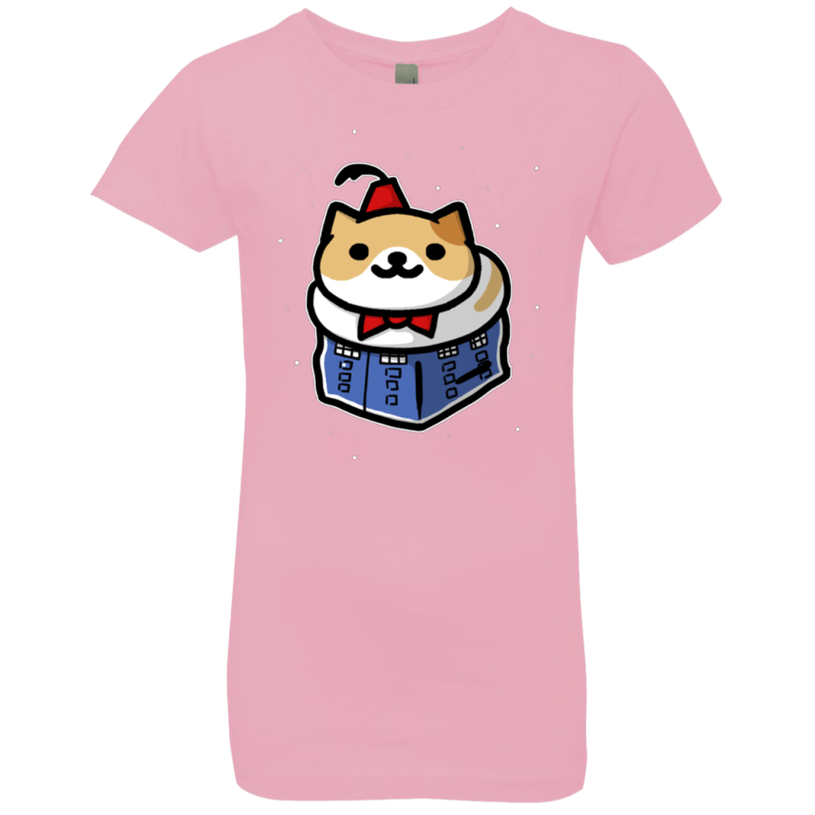 T-Shirts Light Pink / YXS Bigger On The Inside Girls Premium T-Shirt