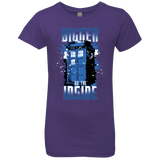 T-Shirts Purple Rush / YXS Bigger on the Inside Girls Premium T-Shirt