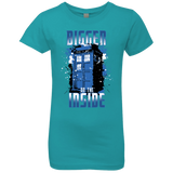 T-Shirts Tahiti Blue / YXS Bigger on the Inside Girls Premium T-Shirt