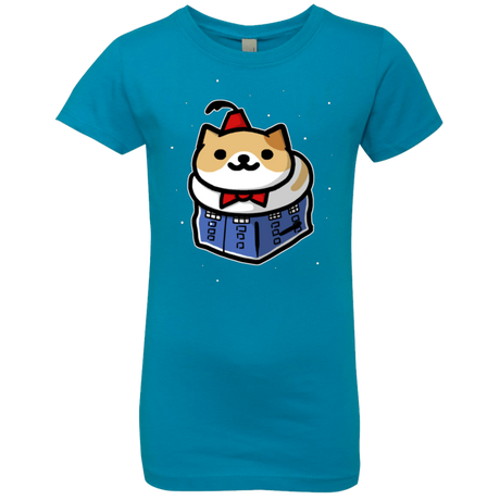 T-Shirts Turquoise / YXS Bigger On The Inside Girls Premium T-Shirt