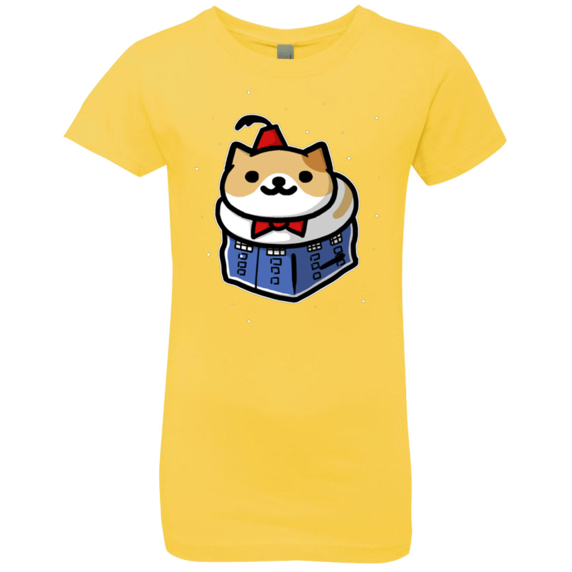 T-Shirts Vibrant Yellow / YXS Bigger On The Inside Girls Premium T-Shirt