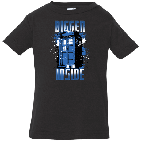 T-Shirts Black / 6 Months Bigger on the Inside Infant Premium T-Shirt