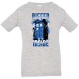 T-Shirts Heather Grey / 6 Months Bigger on the Inside Infant Premium T-Shirt