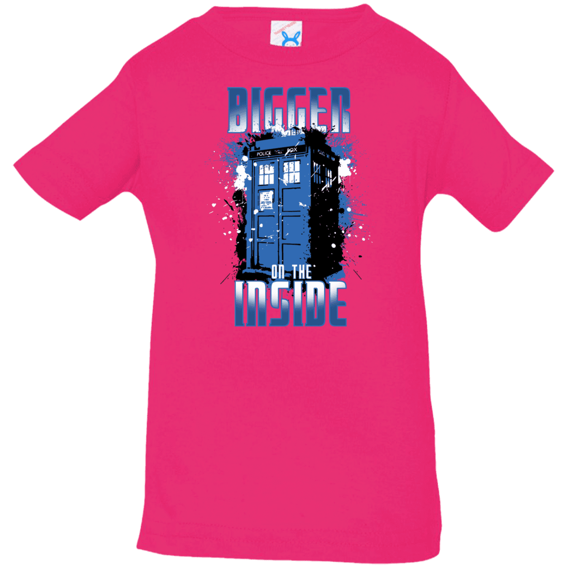 T-Shirts Hot Pink / 6 Months Bigger on the Inside Infant Premium T-Shirt