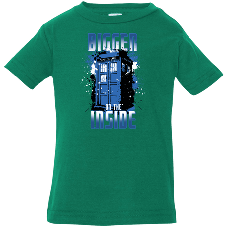 T-Shirts Kelly / 6 Months Bigger on the Inside Infant Premium T-Shirt