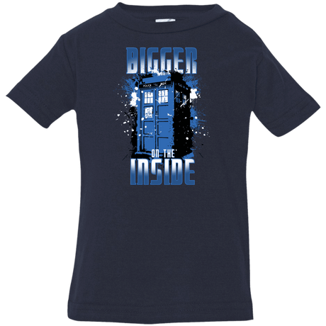 T-Shirts Navy / 6 Months Bigger on the Inside Infant Premium T-Shirt