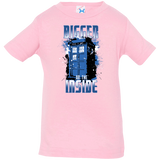 T-Shirts Pink / 6 Months Bigger on the Inside Infant Premium T-Shirt