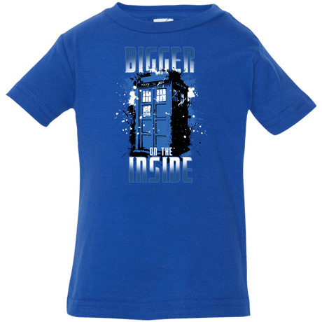 T-Shirts Royal / 6 Months Bigger on the Inside Infant Premium T-Shirt