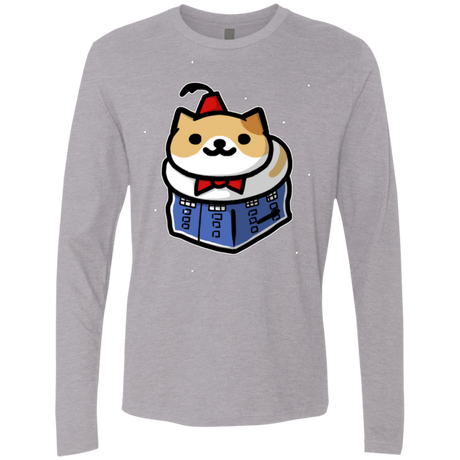 T-Shirts Heather Grey / Small Bigger On The Inside Men's Premium Long Sleeve