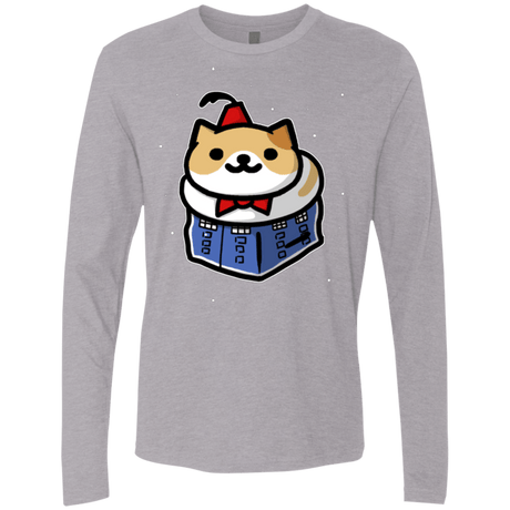 T-Shirts Heather Grey / Small Bigger On The Inside Men's Premium Long Sleeve