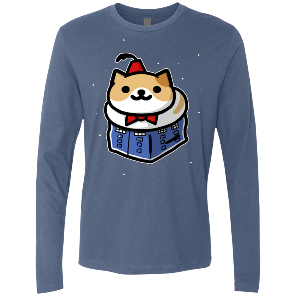 T-Shirts Indigo / Small Bigger On The Inside Men's Premium Long Sleeve
