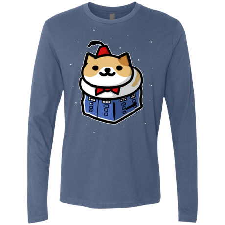 T-Shirts Indigo / Small Bigger On The Inside Men's Premium Long Sleeve