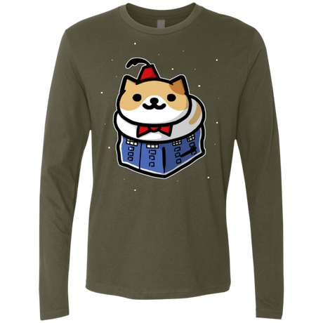 T-Shirts Military Green / Small Bigger On The Inside Men's Premium Long Sleeve