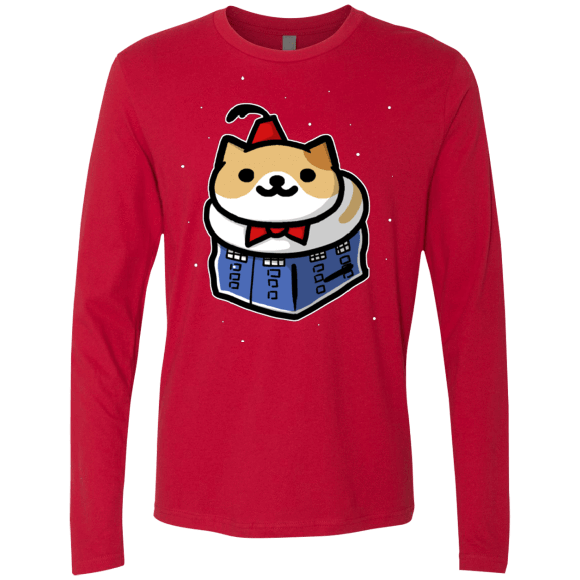T-Shirts Red / Small Bigger On The Inside Men's Premium Long Sleeve