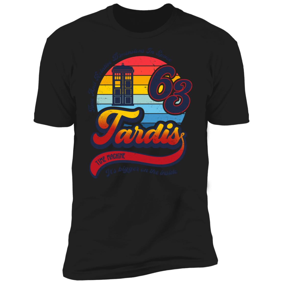 T-Shirts Black / S Bigger On The Inside Men's Premium T-Shirt