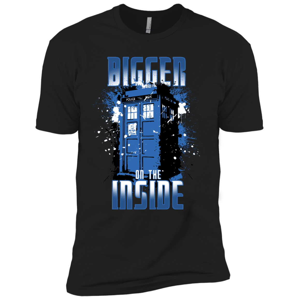 T-Shirts Black / X-Small Bigger on the Inside Men's Premium T-Shirt