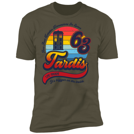 T-Shirts Military Green / S Bigger On The Inside Men's Premium T-Shirt