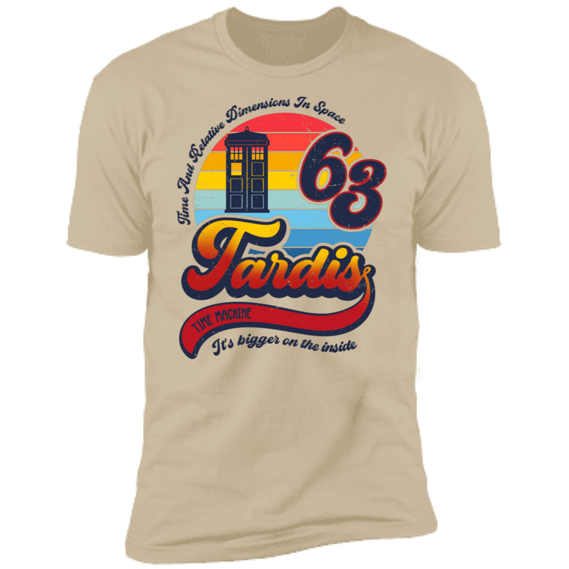 T-Shirts Sand / S Bigger On The Inside Men's Premium T-Shirt