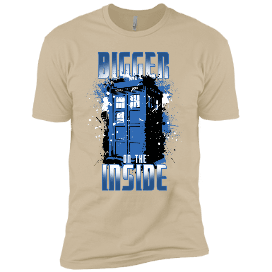 T-Shirts Sand / X-Small Bigger on the Inside Men's Premium T-Shirt