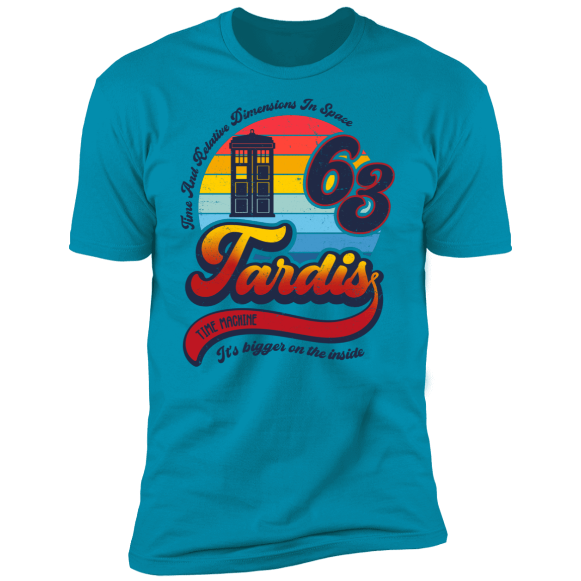 T-Shirts Turquoise / S Bigger On The Inside Men's Premium T-Shirt