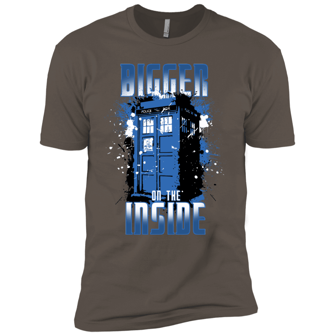 T-Shirts Warm Grey / X-Small Bigger on the Inside Men's Premium T-Shirt