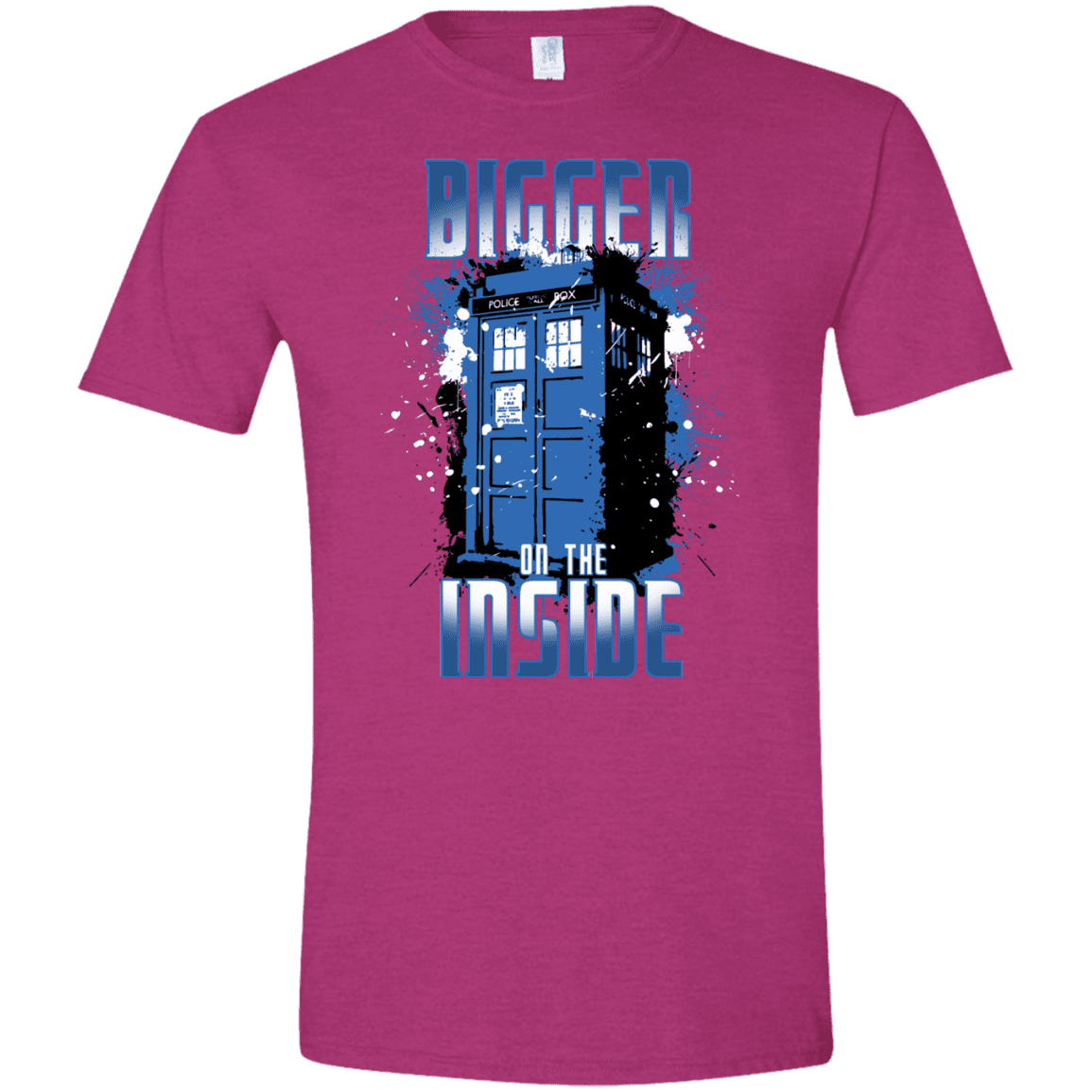 T-Shirts Antique Heliconia / S Bigger on the Inside Men's Semi-Fitted Softstyle