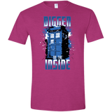 T-Shirts Antique Heliconia / S Bigger on the Inside Men's Semi-Fitted Softstyle