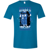T-Shirts Antique Sapphire / S Bigger on the Inside Men's Semi-Fitted Softstyle