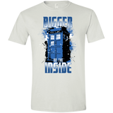 T-Shirts White / X-Small Bigger on the Inside Men's Semi-Fitted Softstyle