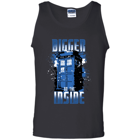 T-Shirts Black / S Bigger on the Inside Men's Tank Top