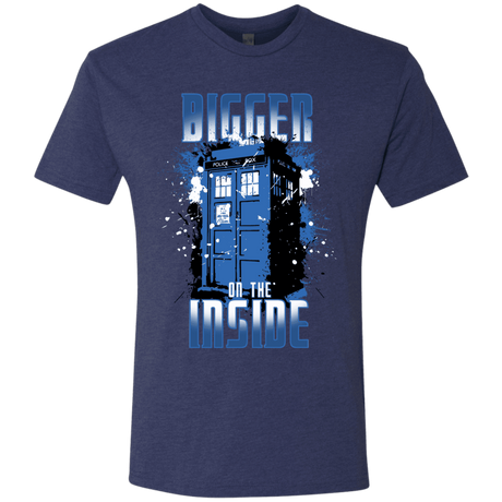 T-Shirts Vintage Navy / S Bigger on the Inside Men's Triblend T-Shirt