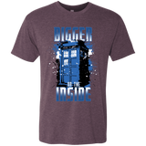 T-Shirts Vintage Purple / S Bigger on the Inside Men's Triblend T-Shirt