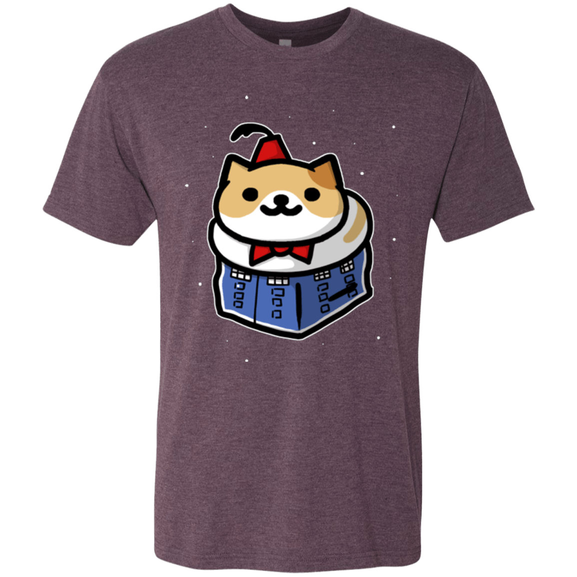 T-Shirts Vintage Purple / Small Bigger On The Inside Men's Triblend T-Shirt