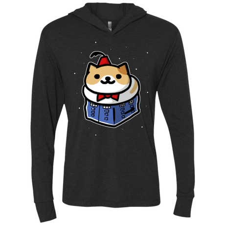 T-Shirts Vintage Black / X-Small Bigger On The Inside Triblend Long Sleeve Hoodie Tee