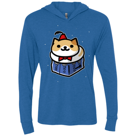 T-Shirts Vintage Royal / X-Small Bigger On The Inside Triblend Long Sleeve Hoodie Tee