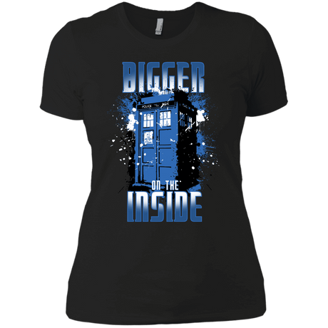 T-Shirts Black / X-Small Bigger on the Inside Women's Premium T-Shirt