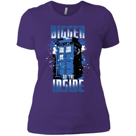 T-Shirts Purple Rush/ / X-Small Bigger on the Inside Women's Premium T-Shirt