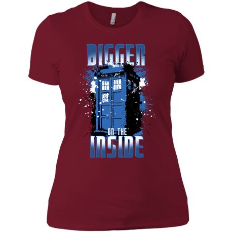 T-Shirts Scarlet / X-Small Bigger on the Inside Women's Premium T-Shirt