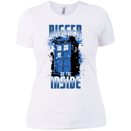 T-Shirts White / X-Small Bigger on the Inside Women's Premium T-Shirt