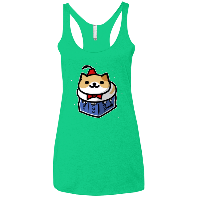 T-Shirts Envy / X-Small Bigger On The Inside Women's Triblend Racerback Tank