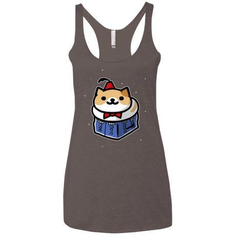 T-Shirts Macchiato / X-Small Bigger On The Inside Women's Triblend Racerback Tank