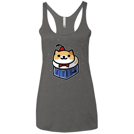 T-Shirts Premium Heather / X-Small Bigger On The Inside Women's Triblend Racerback Tank