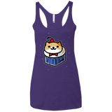 T-Shirts Purple / X-Small Bigger On The Inside Women's Triblend Racerback Tank