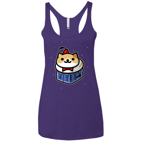 T-Shirts Purple / X-Small Bigger On The Inside Women's Triblend Racerback Tank