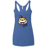 T-Shirts Vintage Royal / X-Small Bigger On The Inside Women's Triblend Racerback Tank
