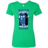 T-Shirts Envy / S Bigger on the Inside Women's Triblend T-Shirt