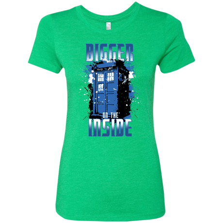 T-Shirts Envy / S Bigger on the Inside Women's Triblend T-Shirt