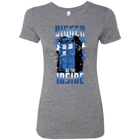 T-Shirts Premium Heather / S Bigger on the Inside Women's Triblend T-Shirt