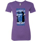 T-Shirts Purple Rush / S Bigger on the Inside Women's Triblend T-Shirt