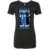 T-Shirts Vintage Black / S Bigger on the Inside Women's Triblend T-Shirt